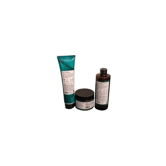 Five Deep Breaths Eucalyptus & Tea Tree Bath Set - Wash, Scrub, Body Cream - NEW - Picture 6 of 13